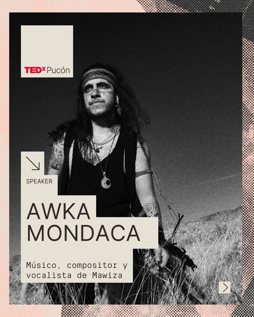 Vocalista de Mawiza encabezará la primera versión de TEDxPucón